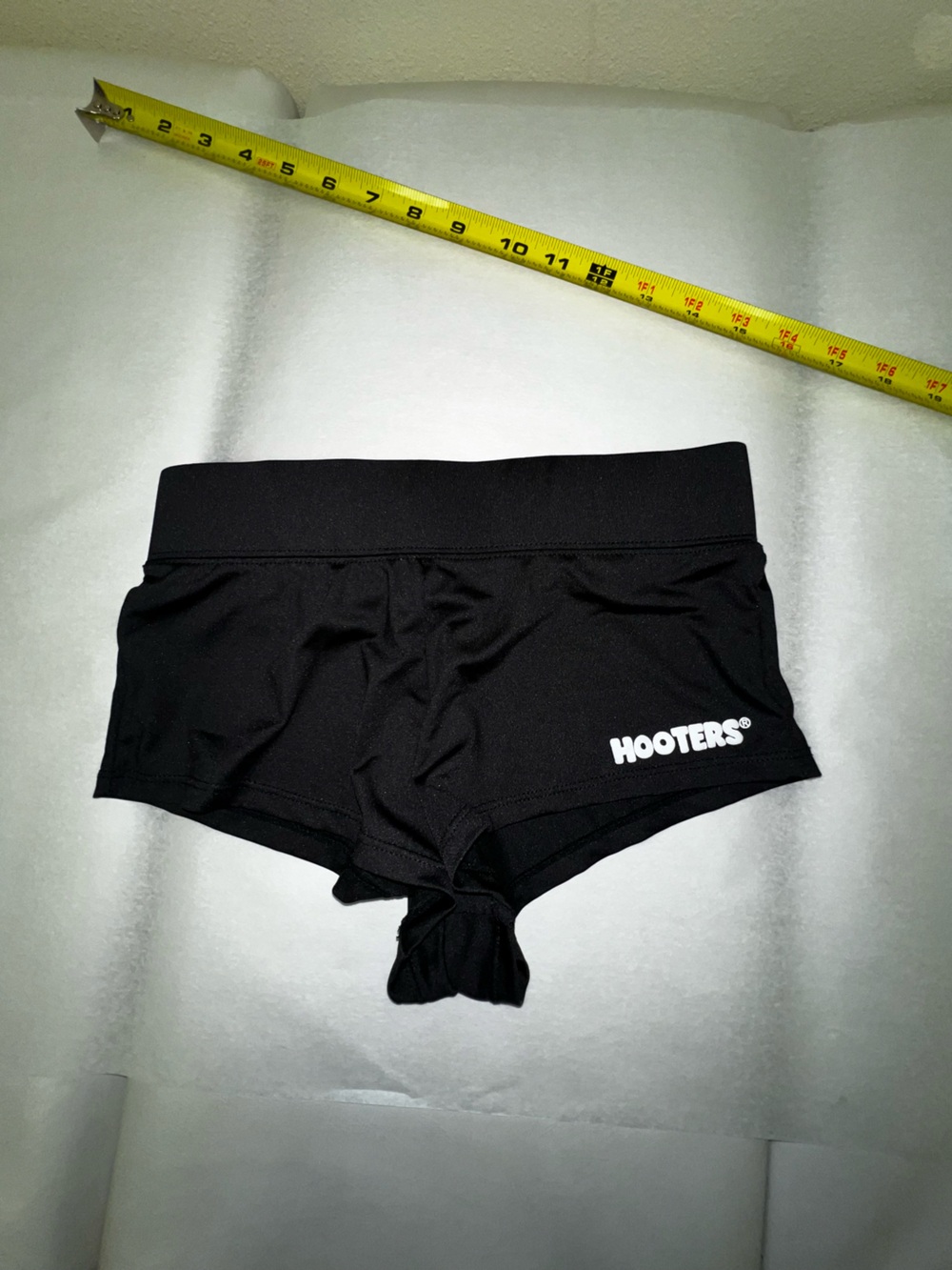 Hooters xs sexy cheeky shorts black like new RESERVED FOR SPECIFIC BUYER - Picture 2 of 7